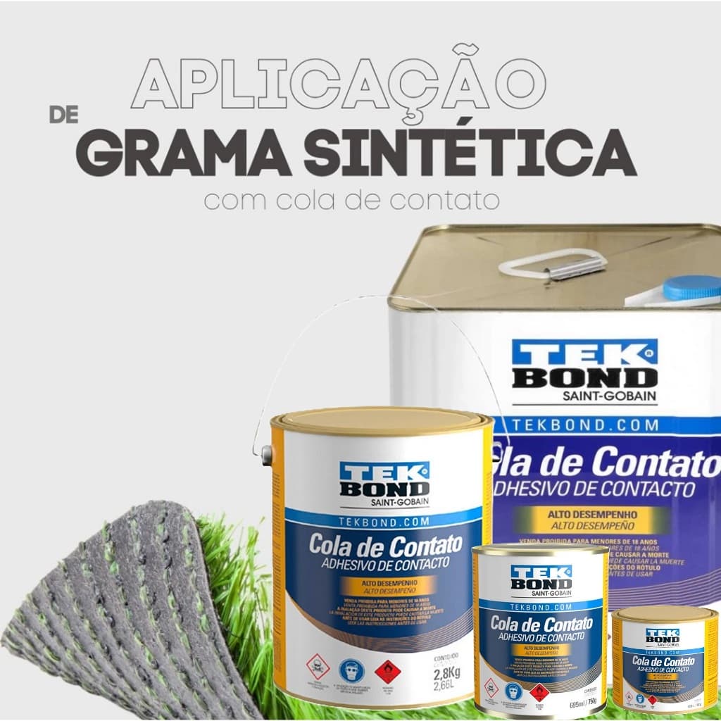 Cola De Contato Especifica Para Grama Sintética