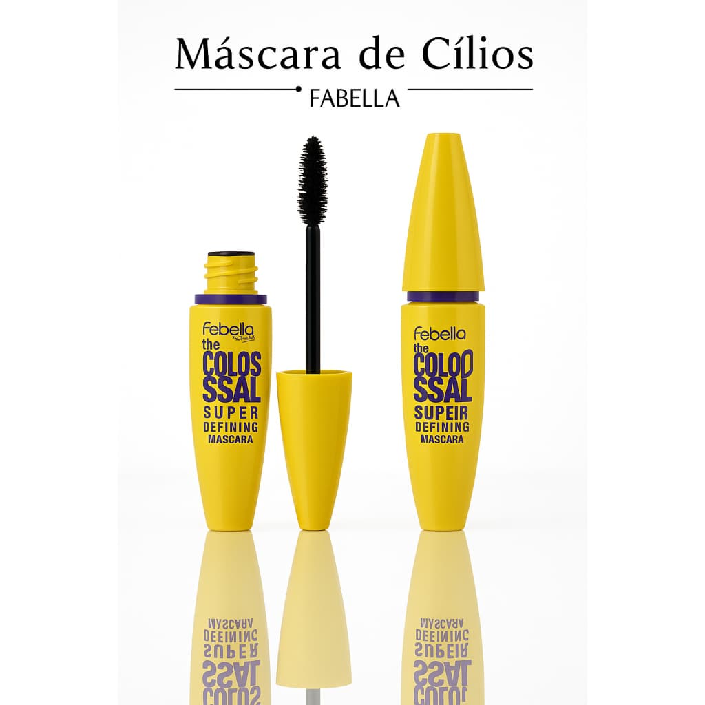 Rímel Fabella Colossal Super Defining  Cílios Longos Separados e Perfeitos