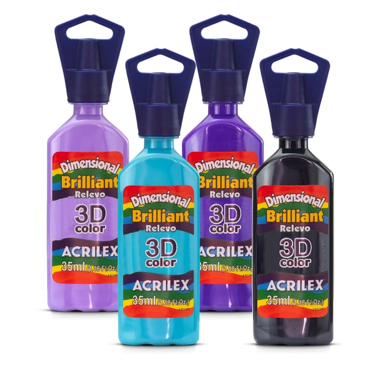 Tinta Dimensional 3D Brilhante 35ml ACRILEX