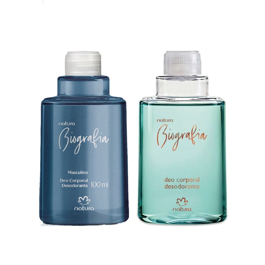 Desodorante Deo Corporal Natura Biografia 100ml - Feminino / Masculino - Refil / Regular