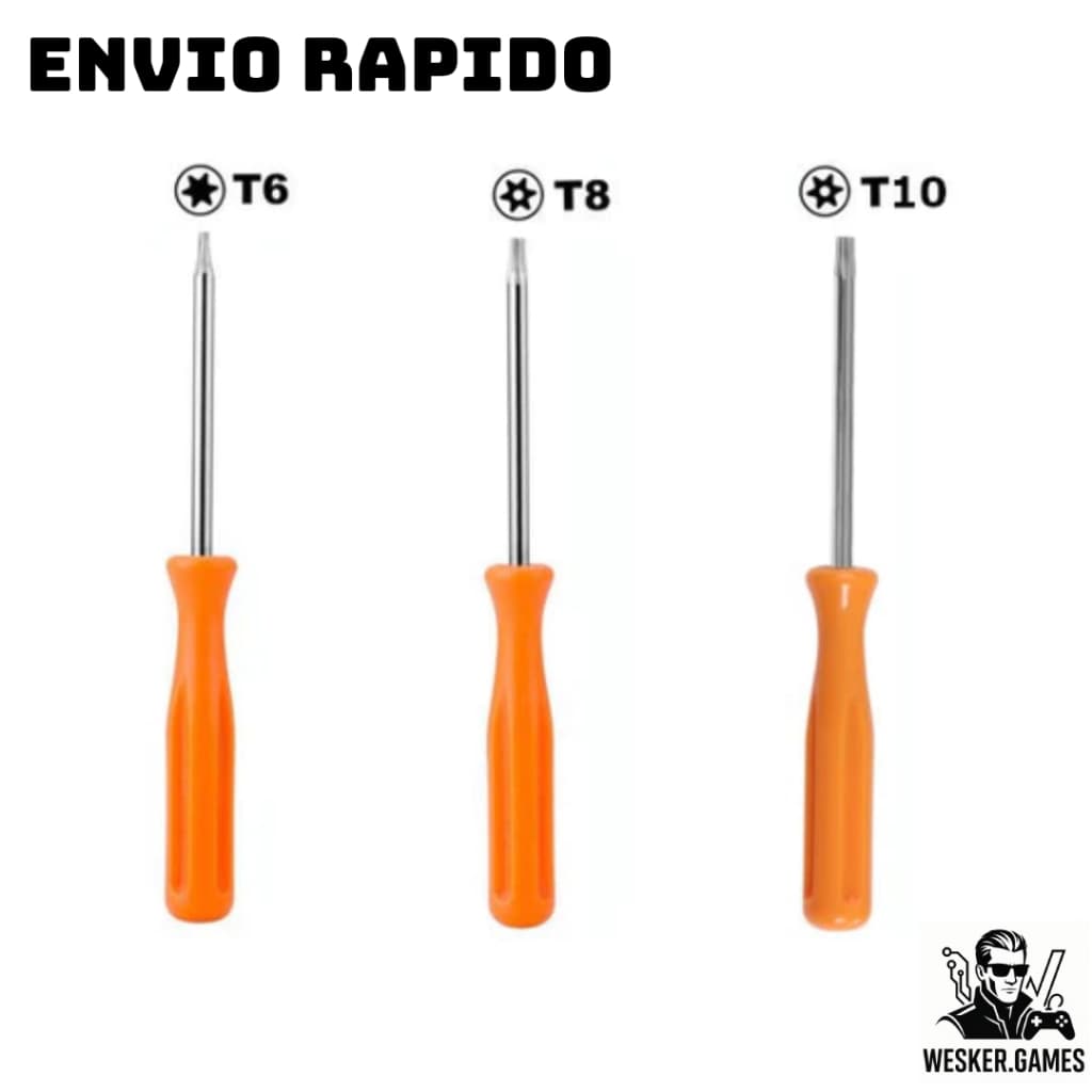 Kit Chave Torx T6,T8 e T10 Compativel para controles Xbox 360 e Xbox One