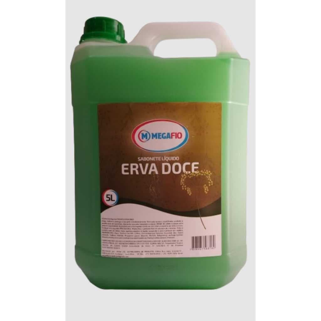 Sabonete Espuma Erva Doce 5 Litros Mega Fio