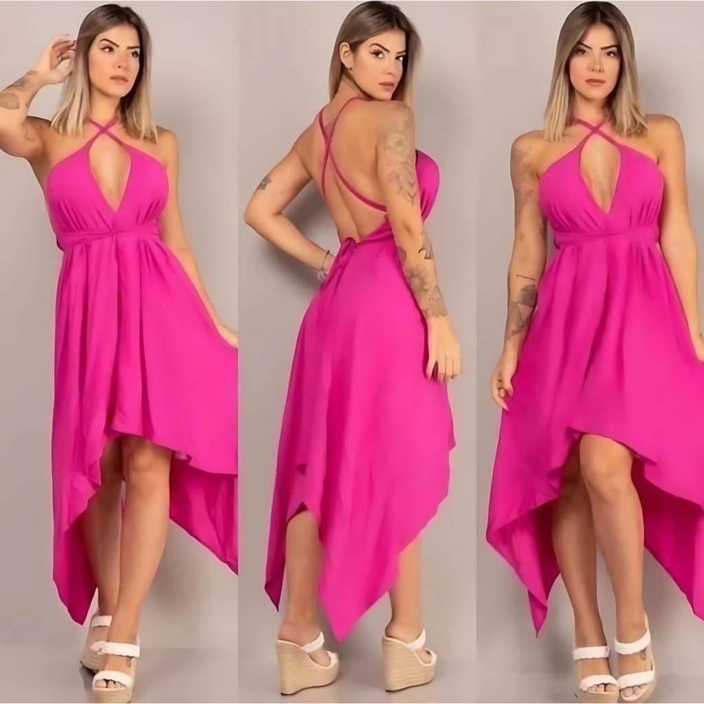 Vestido Feminino Envelope Alcinha Soltinho