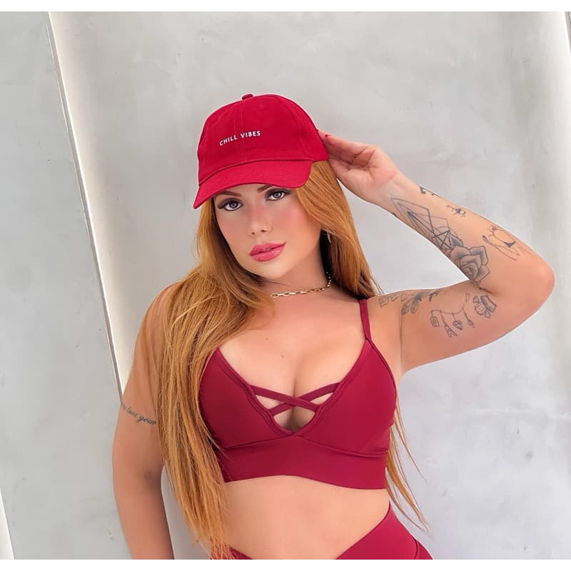 TOP CRUZADO no decote gringa moda fitness academia tiktok gym