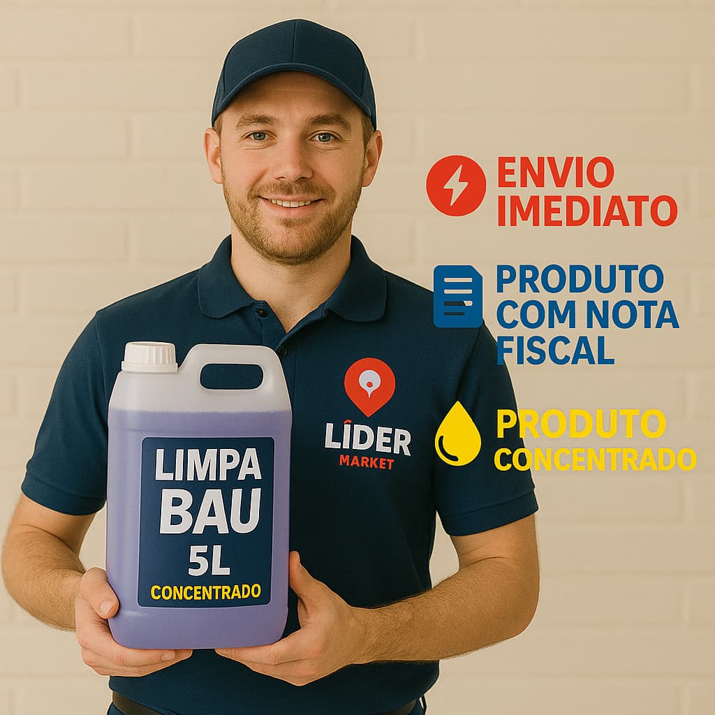 Limpa Baú 5 Litros Galão Desincrusta Limpa Motores Baus Motos Veiculos