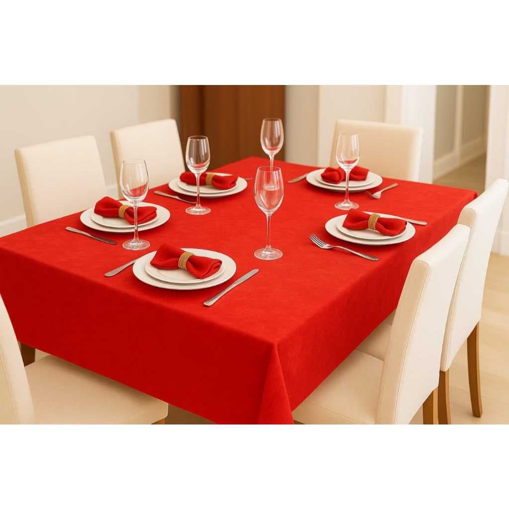 Toalha de Mesa Tecido Oxford Liso Medias 4/6/8/10/12/14/16/18 Lugares  Ideal para Jantares e Festas