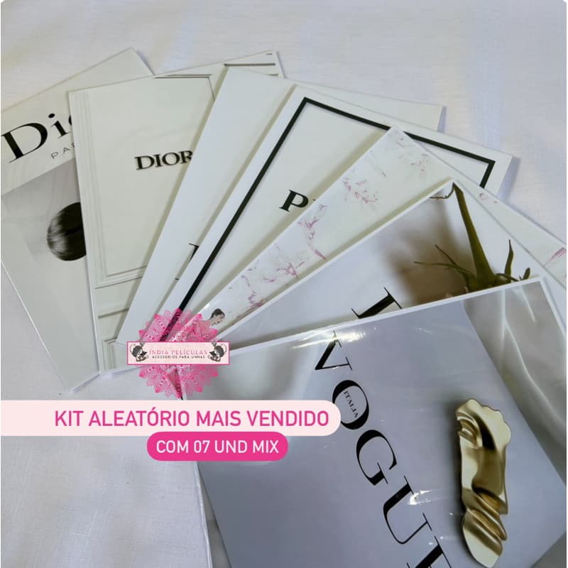 kit Capa de revista VARIADAS /  kit cenario / kit cenário para fotos Nails itens para fotos unhas