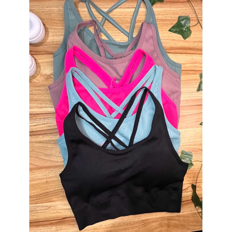 Conjunto Canelado modelador Poliéster Premium academia fitness importado
