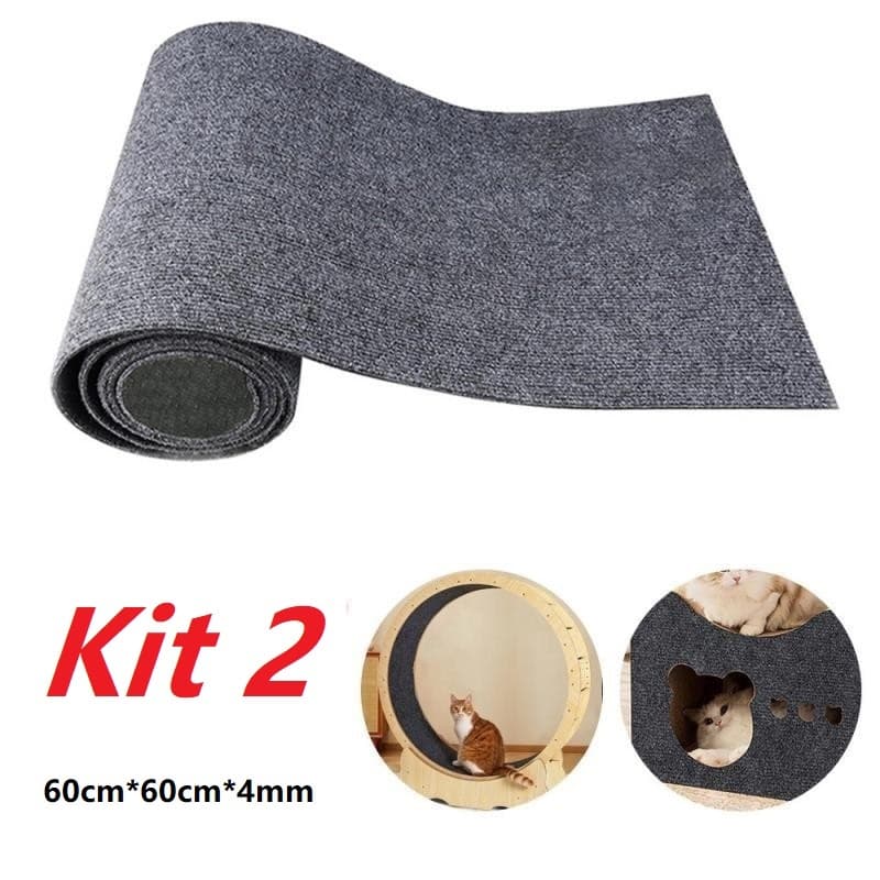Kit 2 Arranhador Adesivo Premium Para Sofá, Cama e Móveis - Protetor Pet 60cm*60cm*4mm