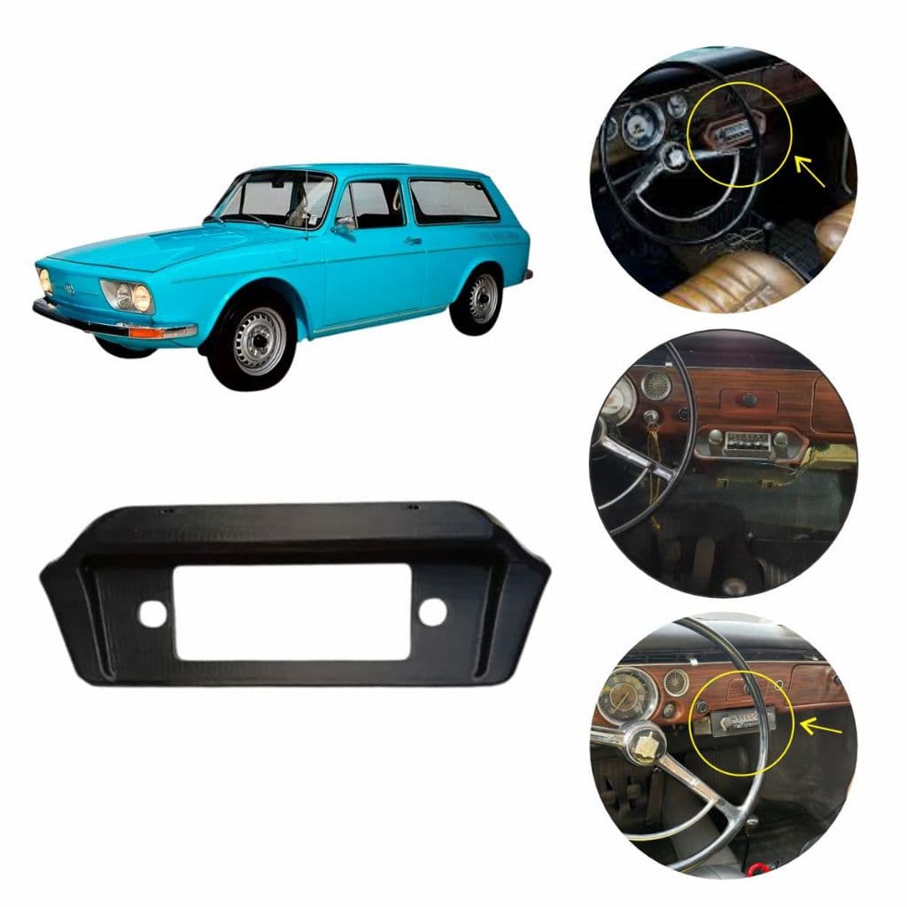 Moldura Suporte Radio Painel Variant Tl