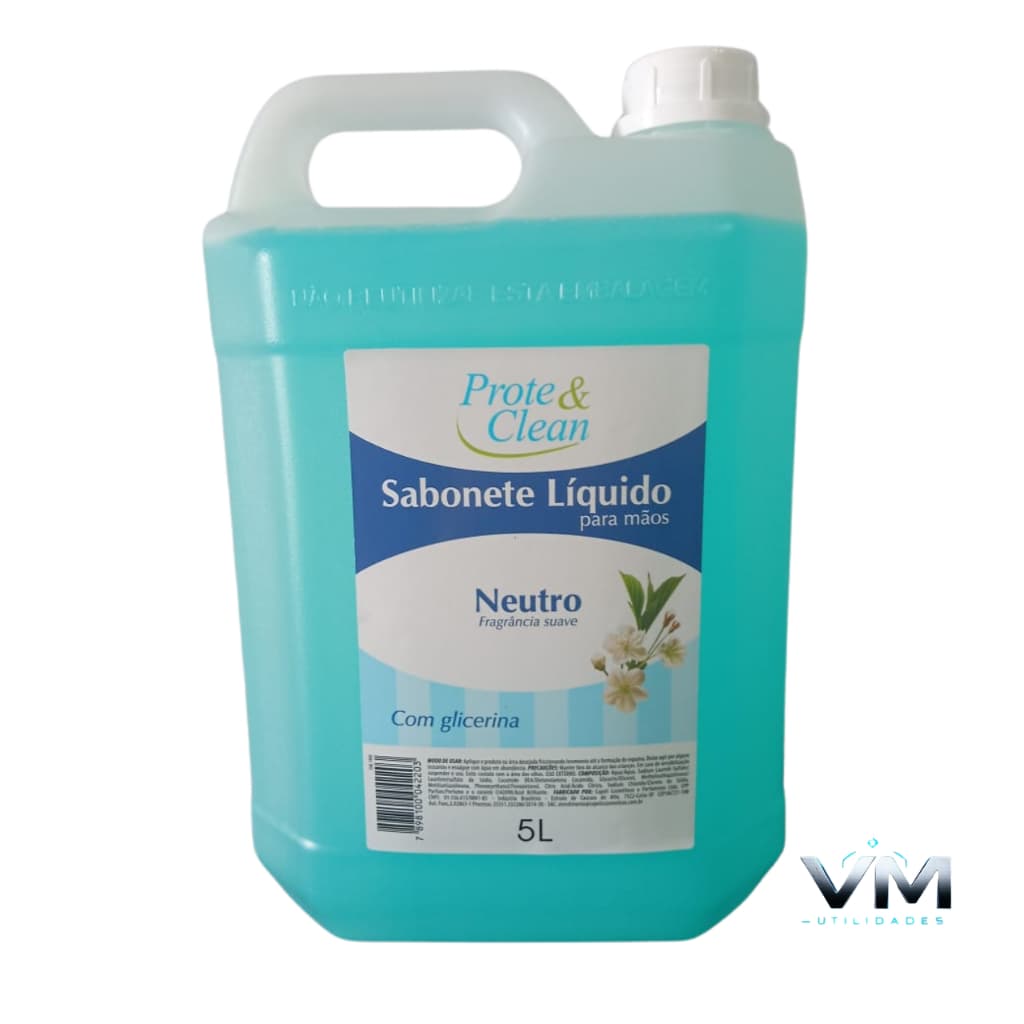 Sabonete Líquido com Glicerina Prote & Clean Neutro - 5 litros
