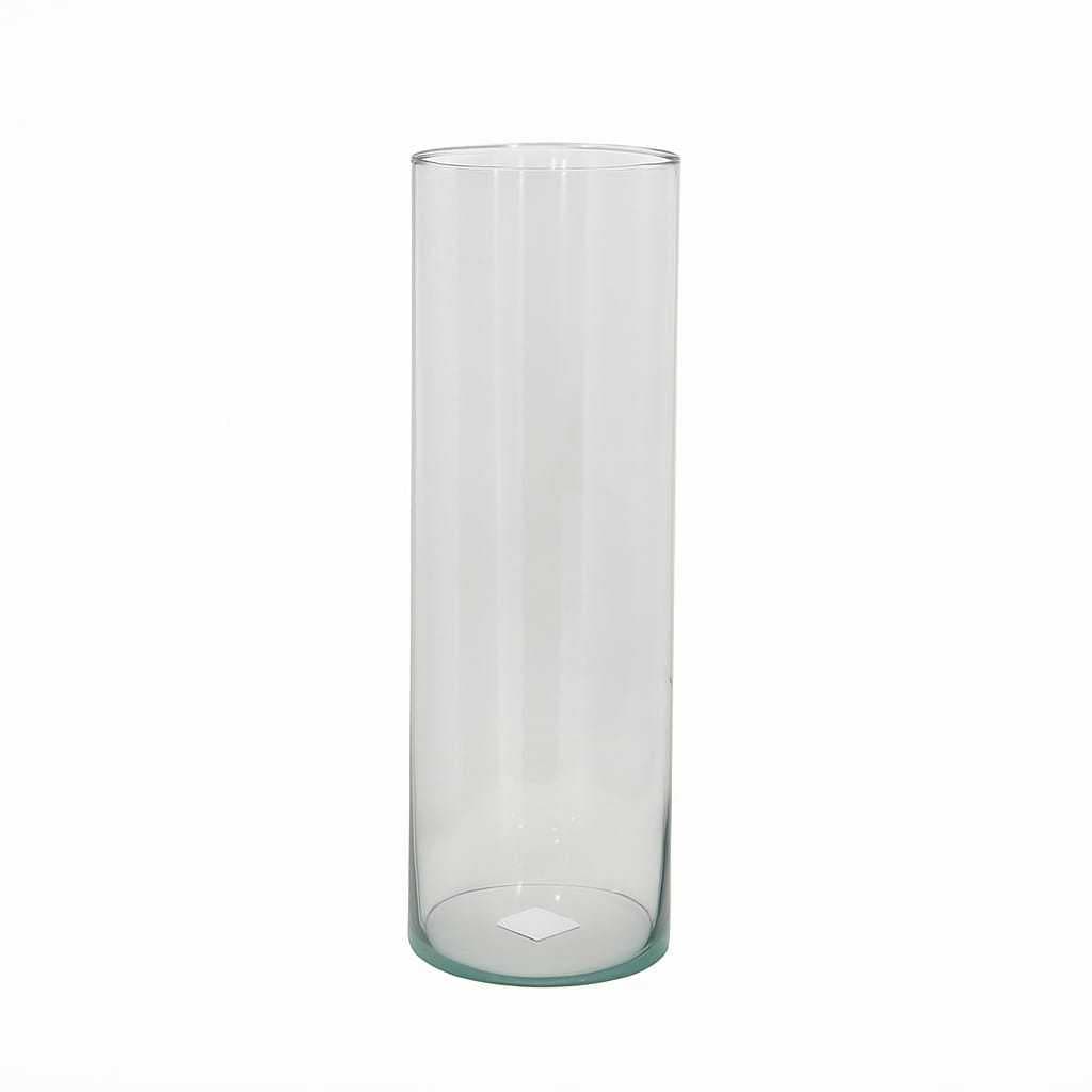 Vaso Tubo De Vidro Transparente Cilindro 33x11cm (Promoção)