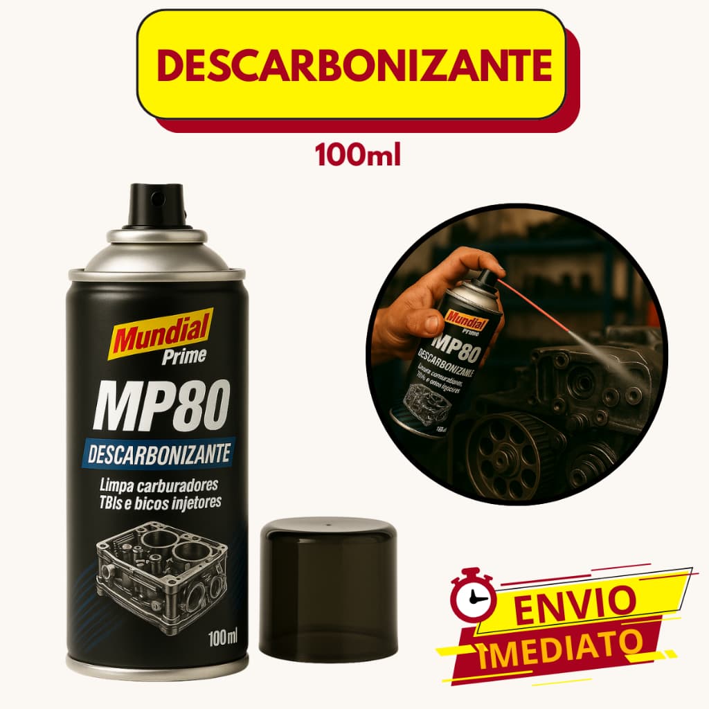 Descarbonizante Spray Limpa Motor Carburador TBI Bico injetor 100ml