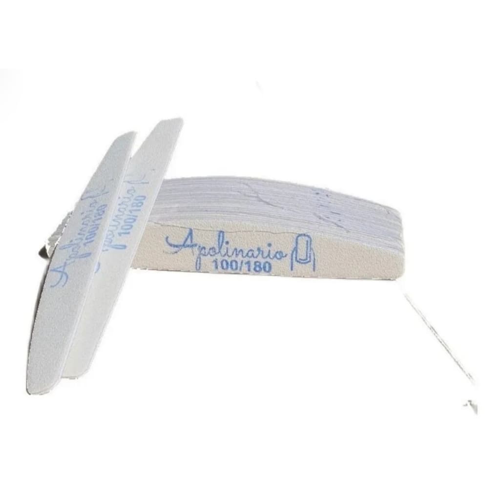 1 PACOTE DE LIXAS BOOMERANG SILIM 100/180 FINA DA MARCA APOLINARIO.