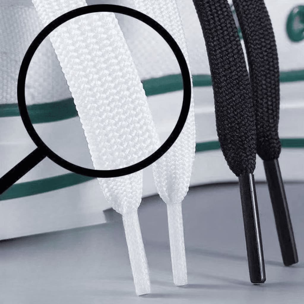 Cadarço largo 17mm Grosso Para Tênis Casual Street 120cm Urbano Fat Lace Largo 120 cm