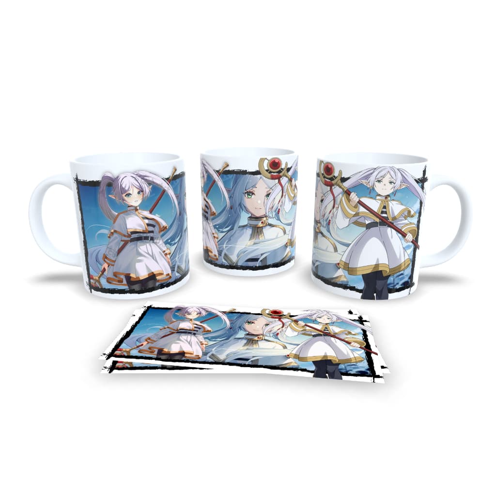Canecas Frieren - Fern - Himmel - anime - Manga porcelana cêramica personalizada