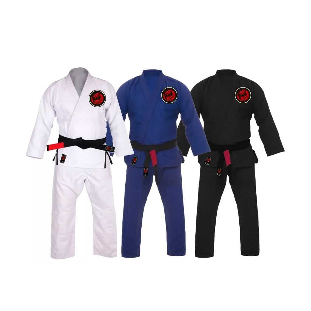 kiimono JiuJitsu Trançado Ultra Light Branco Reddragon
