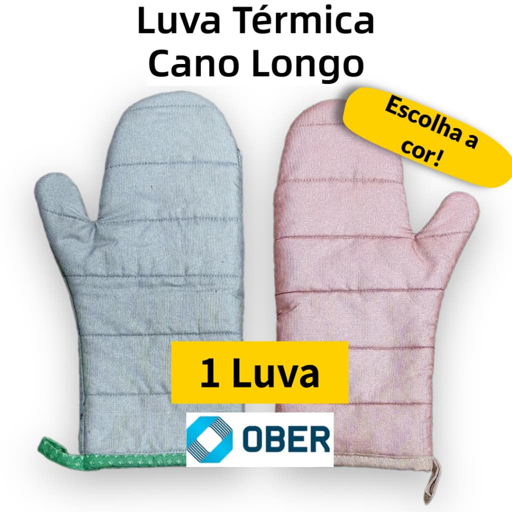 Luva Térmica Cano Longo 33cm x 18cm Superflex Ober