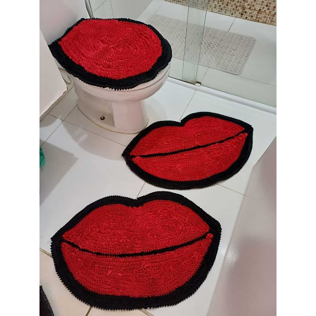 Conjunto de Banheiro Beijinhos 3 peças