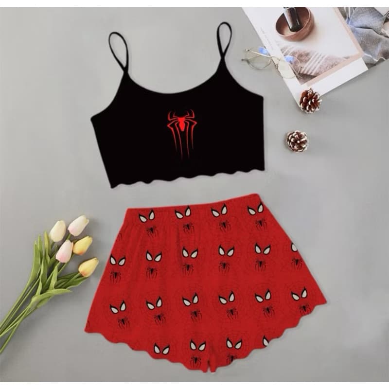 pijama de ondinhas baby doll roupa de dormir personalizados homem aranha doramas bts sale