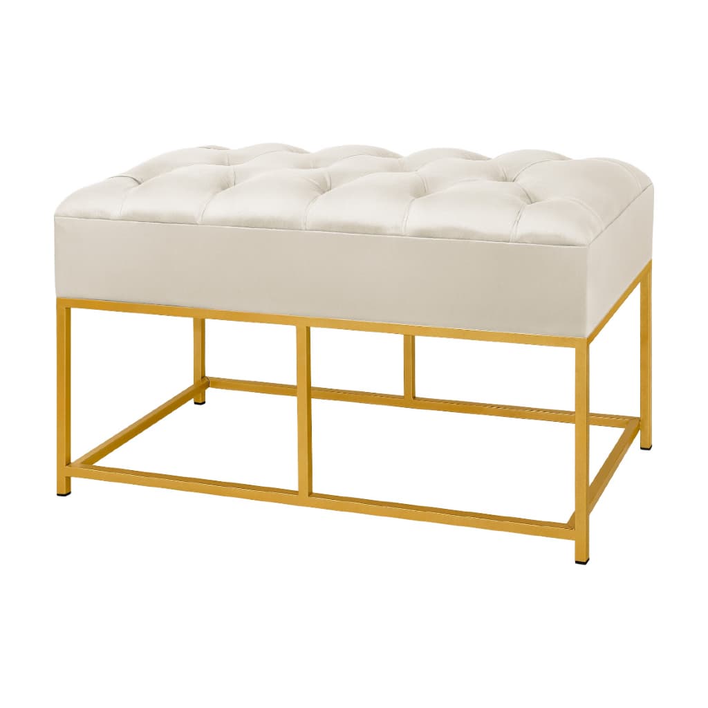 banco estofado modelçorecamier Off decorativo quarto escritório salao sala espera pé de cama moderno