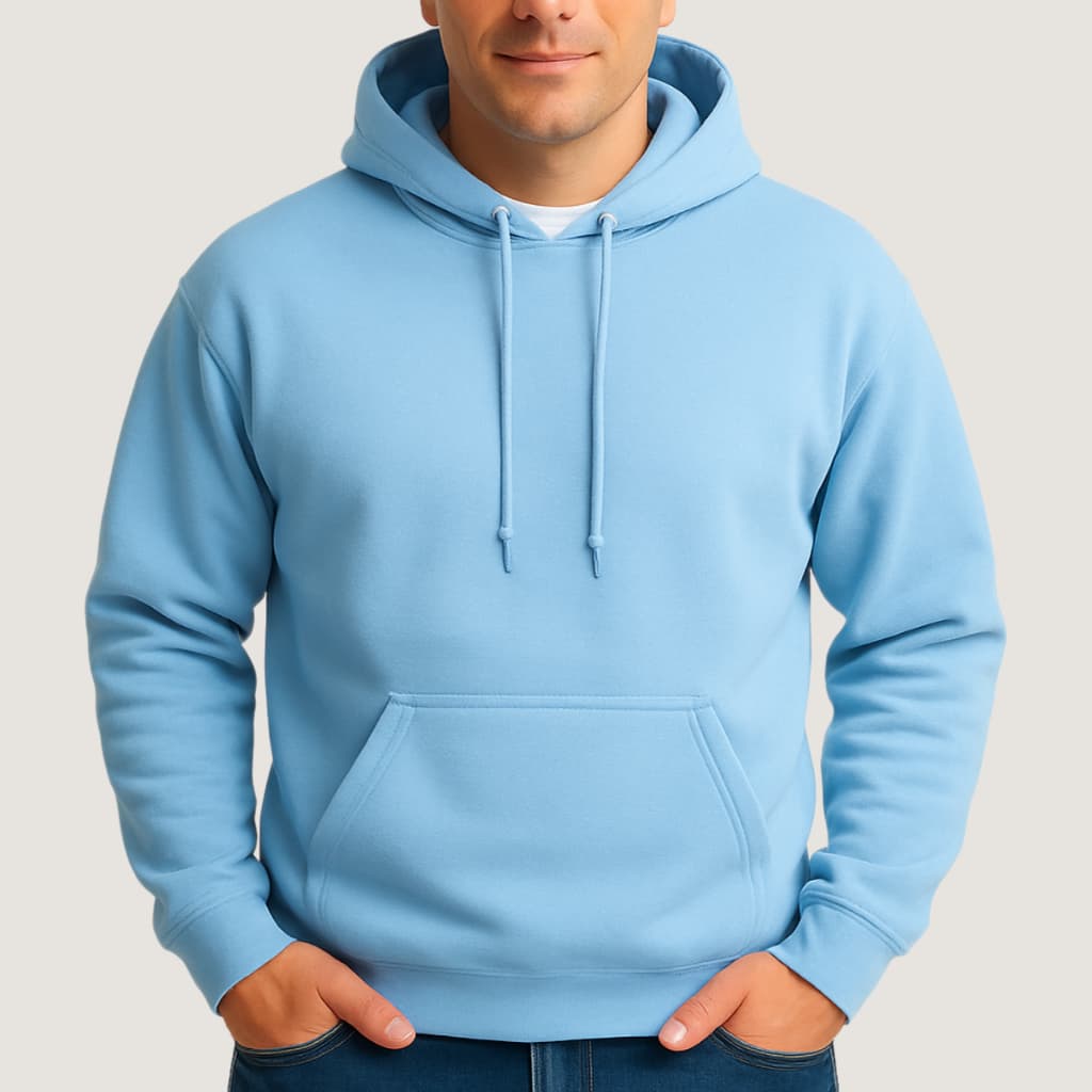 Blusa Moletom Masculino e Feminino Casaco Canguru Com Capuz Cordão