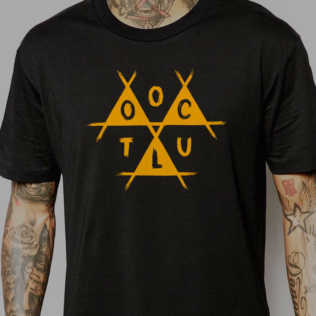 Camiseta Ah Levo Oculto RPG Ordem Paranormal Cellbit Personalizada Camisa Algodão Unissex T Shirt Estampada Em DTF