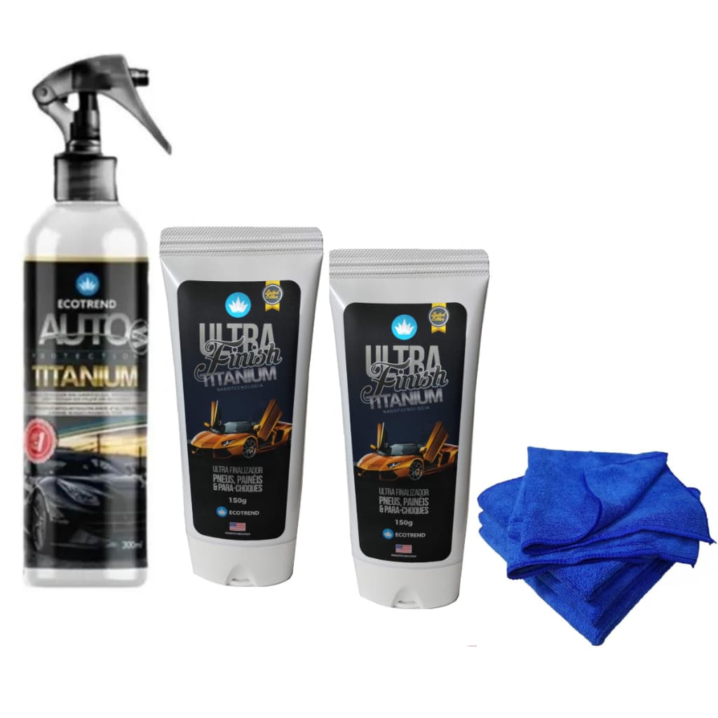 01 Ecotrend Auto Protection Titanium 300ml + 02 Ultra Finish