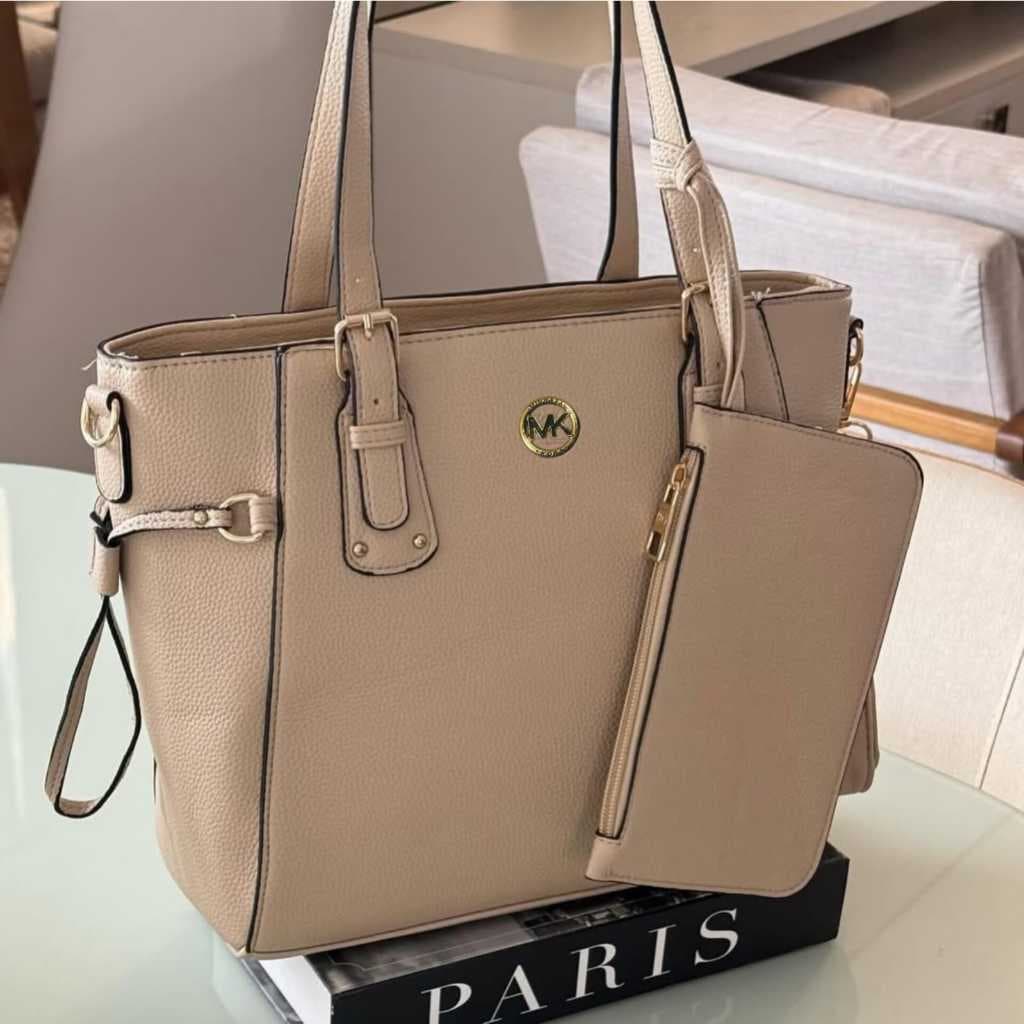 Bolsa Feminina Grande 2 em 1 em Couro ecológico - Elegância e Praticidade para o seu Dia a Dia!