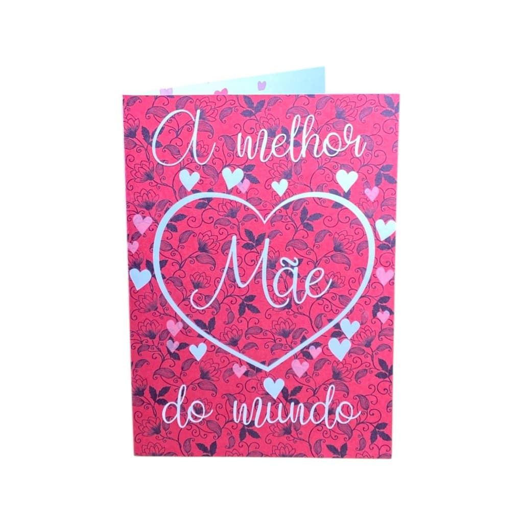 Kit 10 unidades Cartões Dia Das Mães 14x10cm