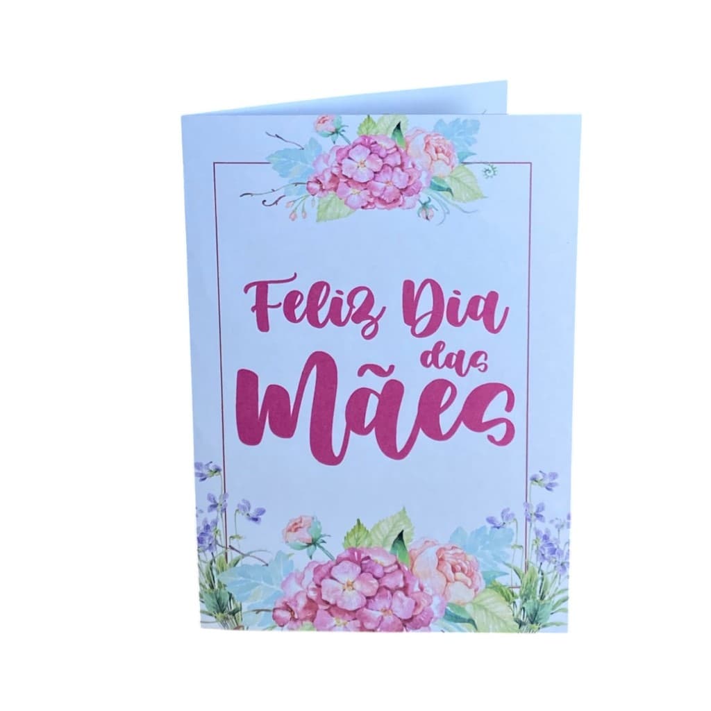 Kit 04 unidades Cartões Dia Das Mães 14x10cm