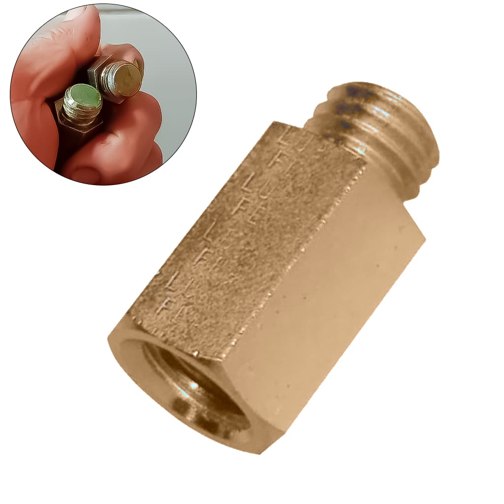 Adaptador Boina Prolongador Para Politriz Rosca Macho Femea 5/8Pol Profissional Polimento Automotivo