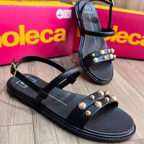 Sandalia Feminina Rasteira Moleca Original