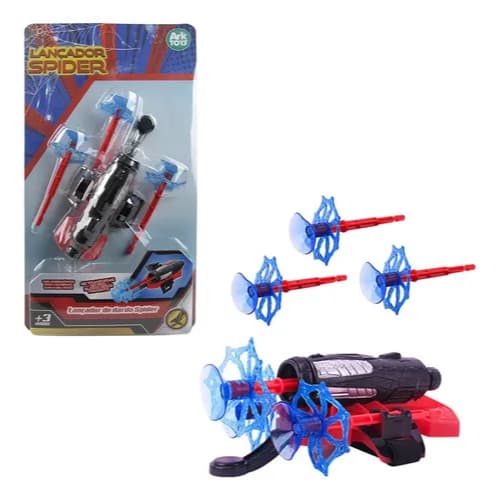 Lançador Ventosa Teia Dardo Pulso Mão Spider Brinquedo