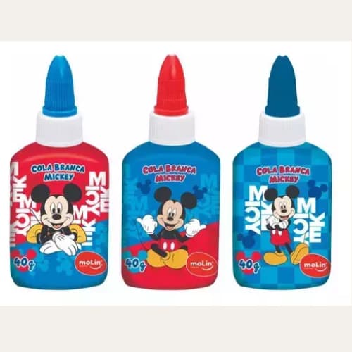 Cola Liquida Branca Mickey Escolar