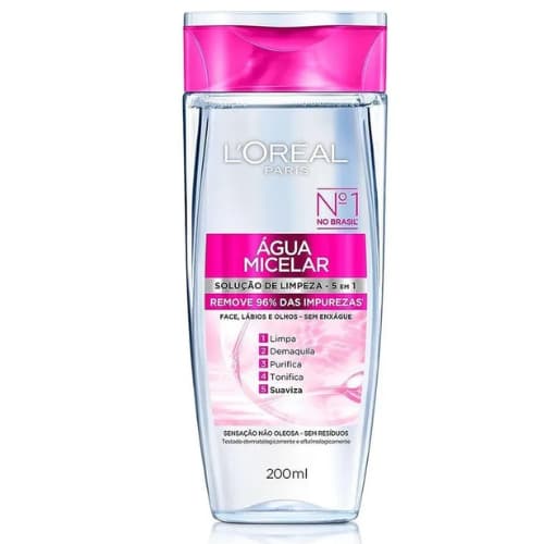Água micelar L'oréal Paris Limpeza 5 em 1 200ml