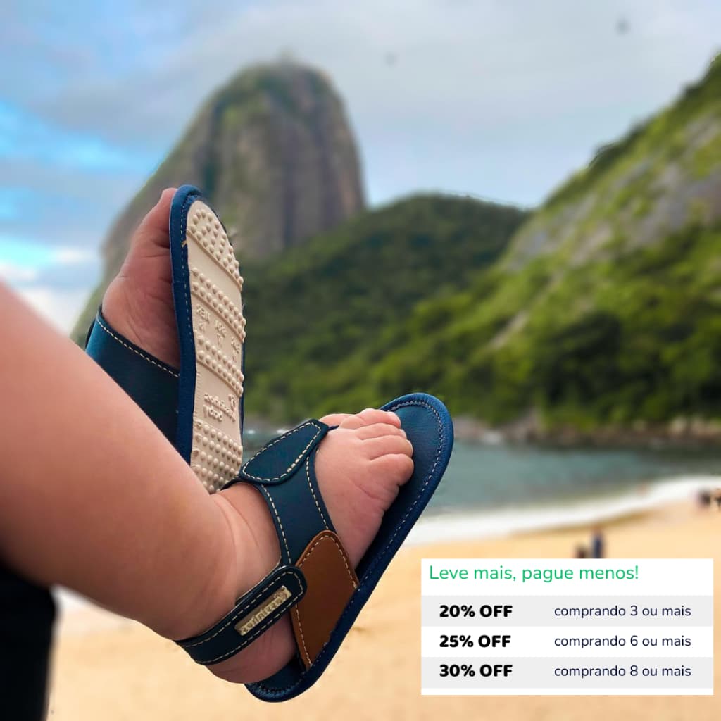 Sandalinha Chinelinho de Bebê menino