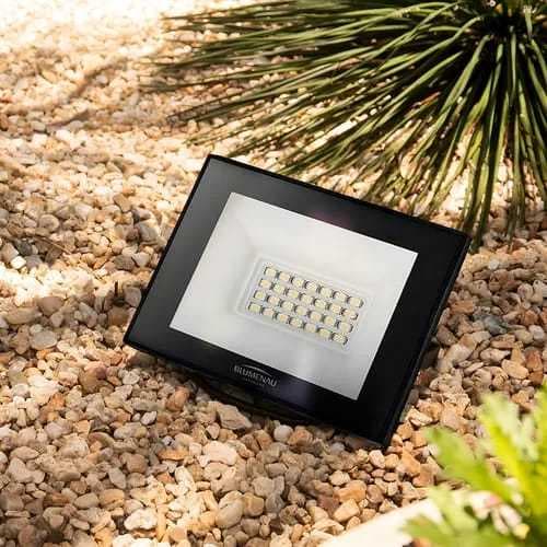 Refletor De Led Ip65 30w Area Externa Blumenau 78306000 Preto