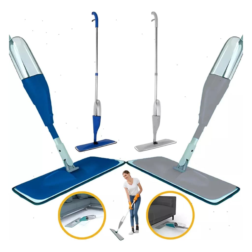 Vassoura Mop Scratch Cleaning Spray Rodo Mágico Com Reservatório Rodo Limpeza Microfibra Refil