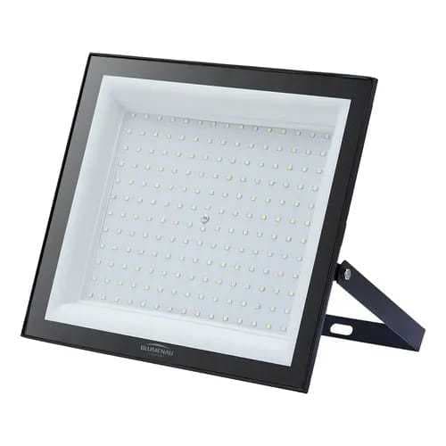 Refletor Holofote Led 200w Luz Branca 6500k Ip65 Blumenau Cor Da Carcaça Preto Cor Da Luz Branco-frio 110v/220v