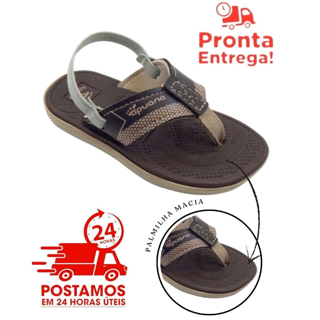 Chinelo Baby Masculino Elastico Confortavel leve Promoção
