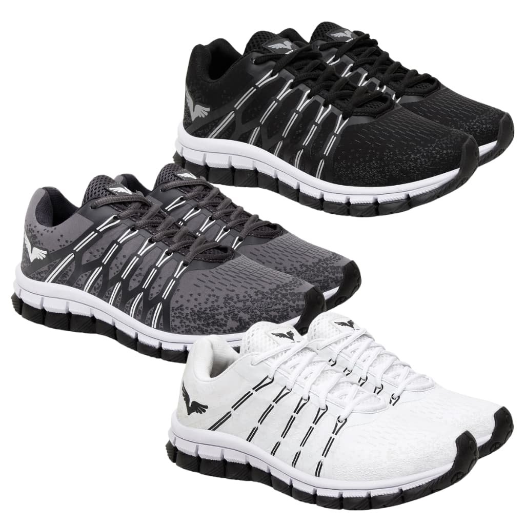 Kit 3 Tenis Masculino Corrida Esportivo Confortavel Macio Sport Fino Casual Em Promoção