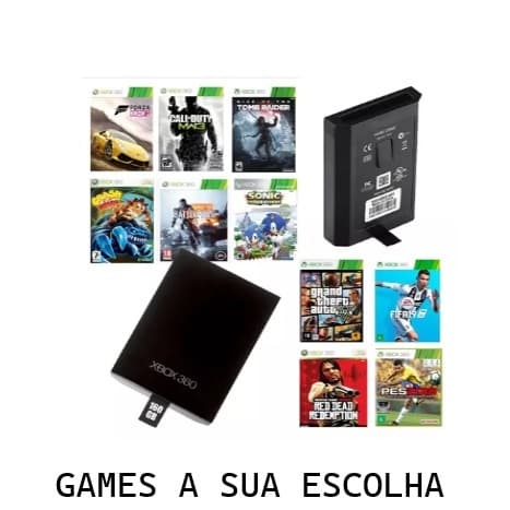 HD interno Compatível Com Xbox 360 RGH Personalizado
