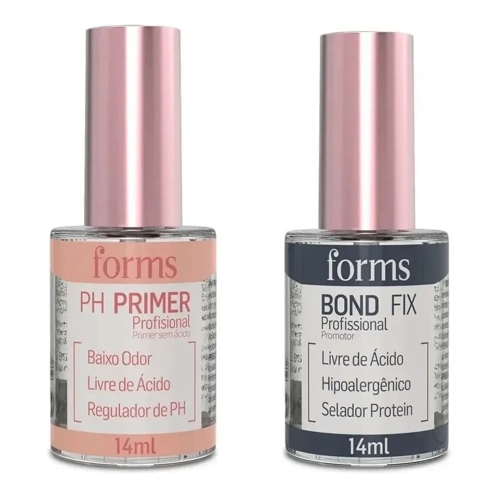 kit Preparação Forms Ph Primer (passo 1 S/ Ácido) + Bond Fix (passo 2)
