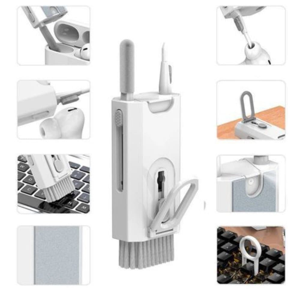kit Escova De Limpeza 8 Em 1 Teclado Pc Fone De Ouvido Multiuso Portátil