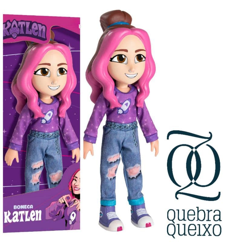 Boneca dos Rosas Katlen  26cm Original Baby Brink