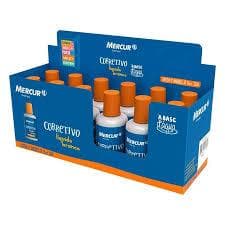 Corretivo Liquido 18ML Mercur - 1 Caixa Com 6 Unidades