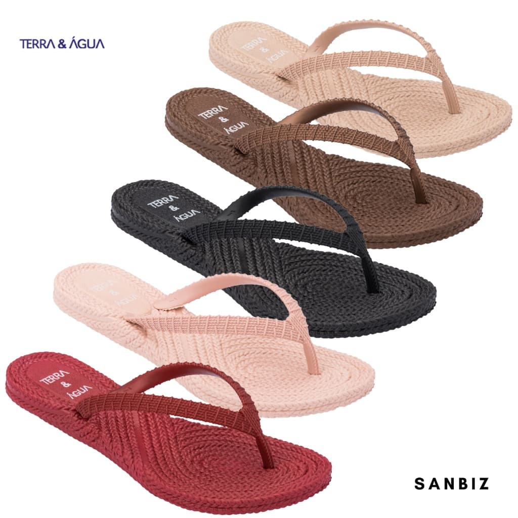 Chinelo Sandália Terra e Água Flexível Conforto