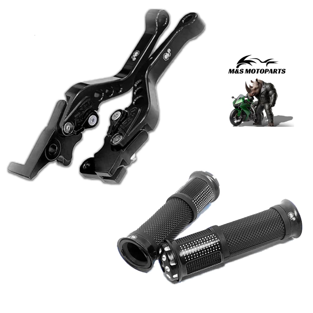 Manete de Freio P/ Moto Titan 125/150 Fan 125/150 e Twister Freio a Disco + Manopla Universal Motos