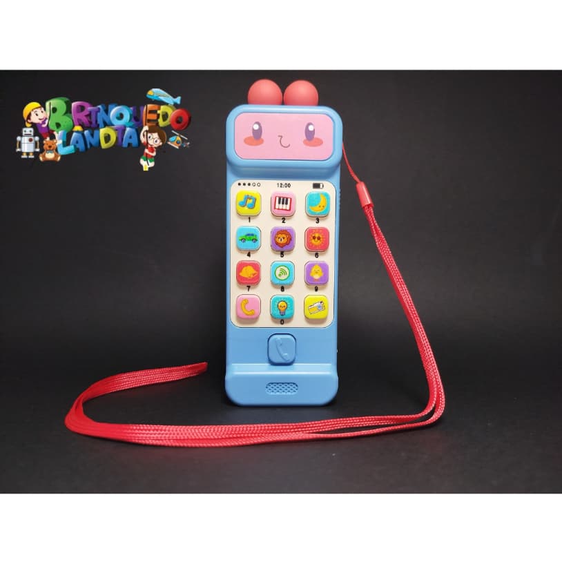 Celular Musical Educativo Montessori Brinquedo Luzes e Som